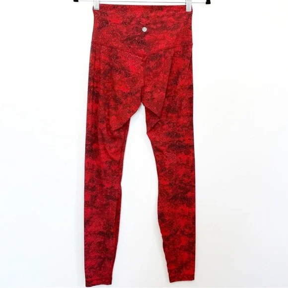 LULULEMON Wunder Under High Rise Leggings Lunar New Year Limited Edition Size 6 - Picture 3 of 7
